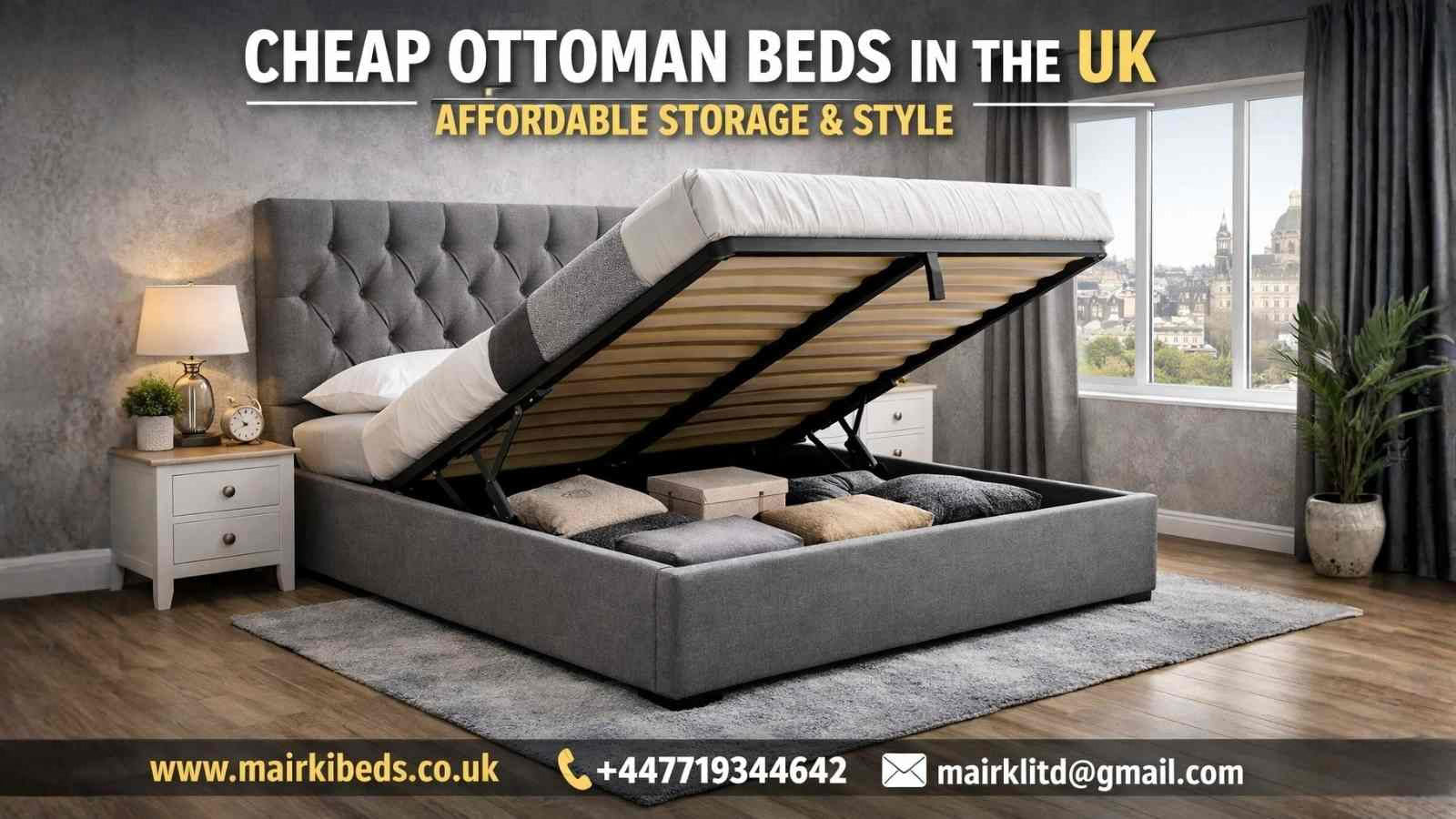 Cheap Ottoman Beds in the UK
