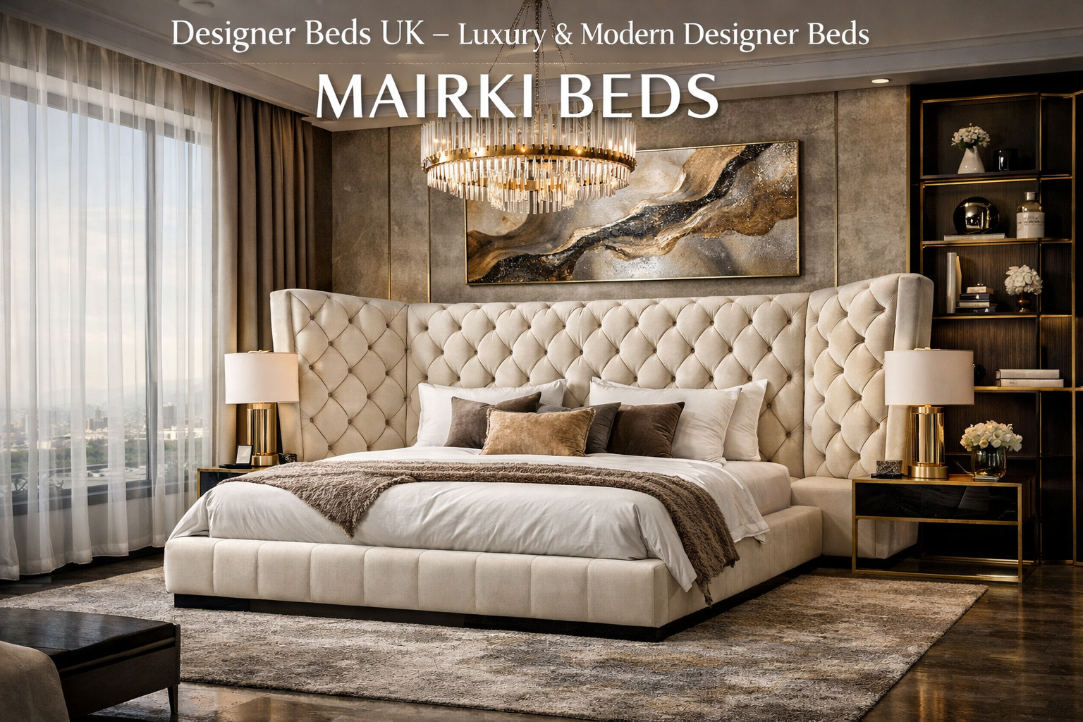 Designer Beds UK – Luxury & Modern Designer Beds | Mairki Beds