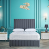 Top Class Grey Upholstered Divan Bed Frame UK