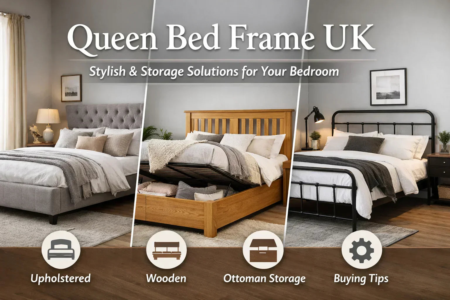 Queen Bed Frame UK: Stylish & Smart Storage Ideas for Modern Bedrooms