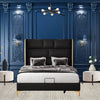 Regal Noir Platform Bed in the UK – The Ultimate Luxury Statement for Modern Bedrooms