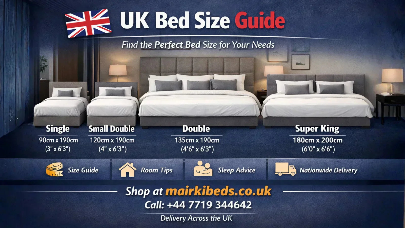 The Ultimate UK Bed Size Guide