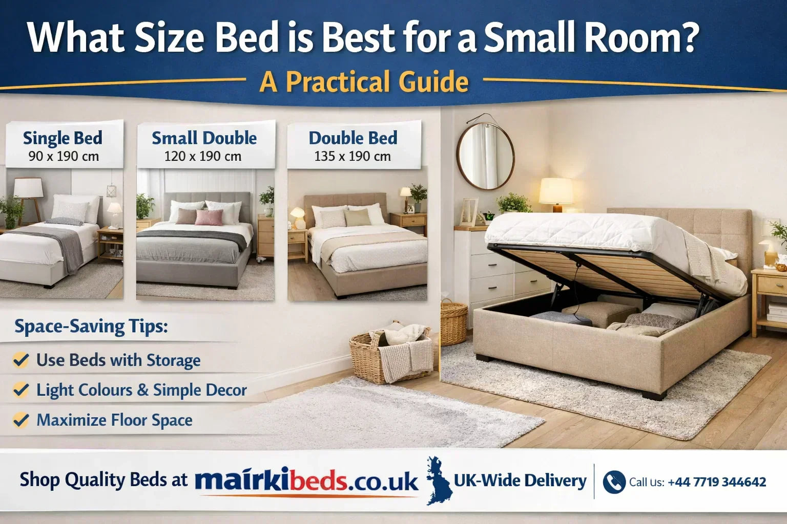 How to Choose the Perfect Bed Size for a Small Room