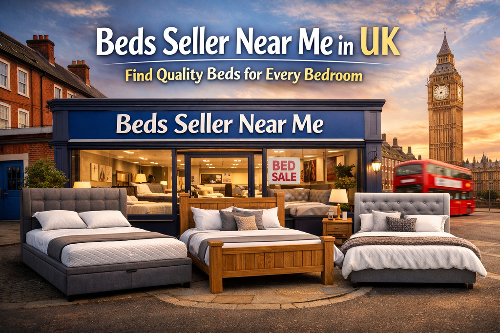 Beds Seller Near Me in UK – Luxury, Ambassador, Divan & Storage Beds