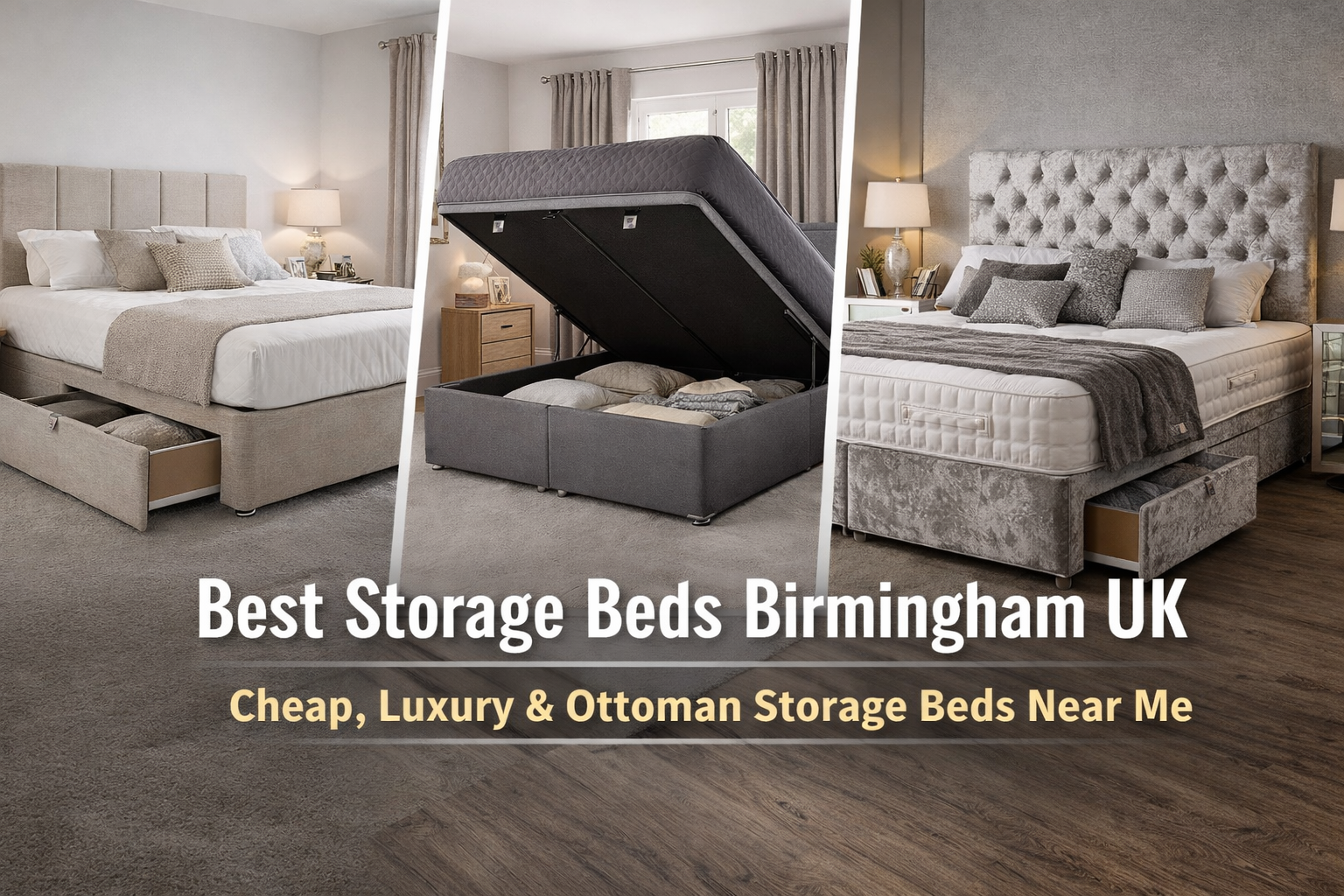 Best Storage Beds Birmingham UK | Ottoman & Drawer Beds Near Me