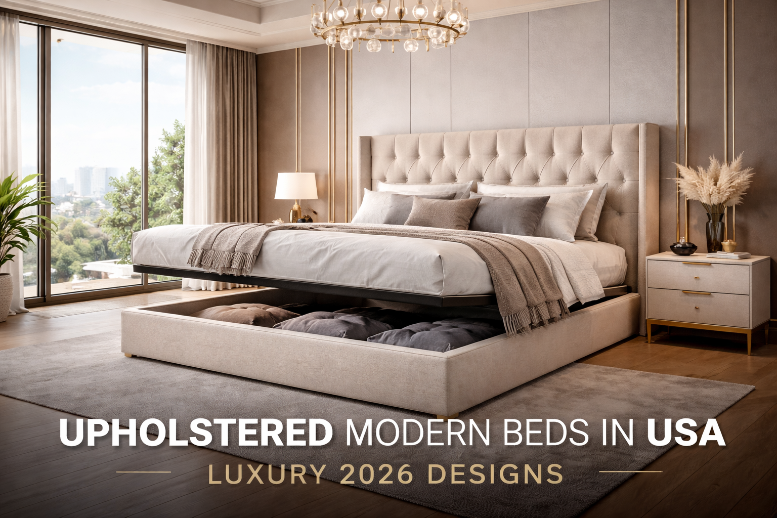 Best Upholstered Modern Beds in USA (2026 Guide)
