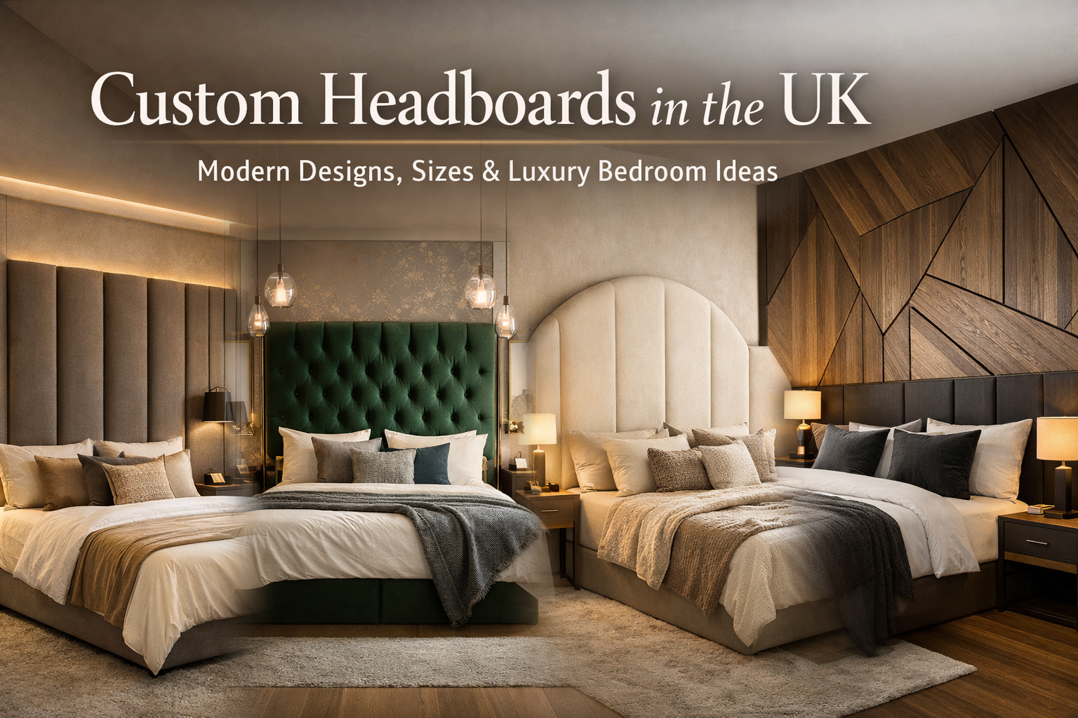 Custom Headboards in the UK: Modern Designs, Sizes & Luxury Bedroom Ideas