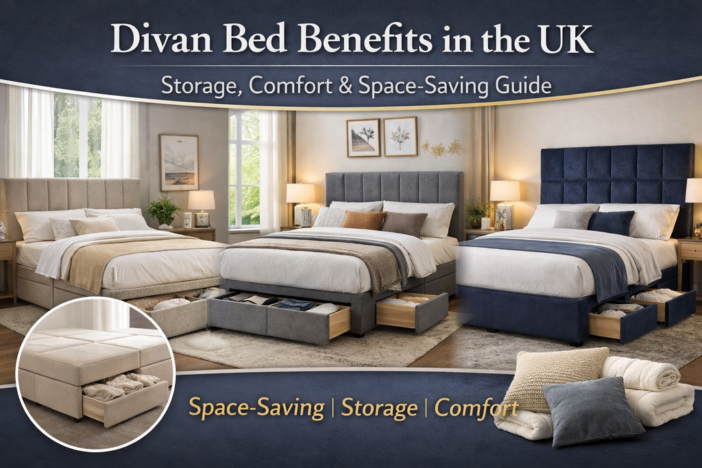 Divan Bed Benefits in the UK: Storage, Comfort & Space-Saving Guide