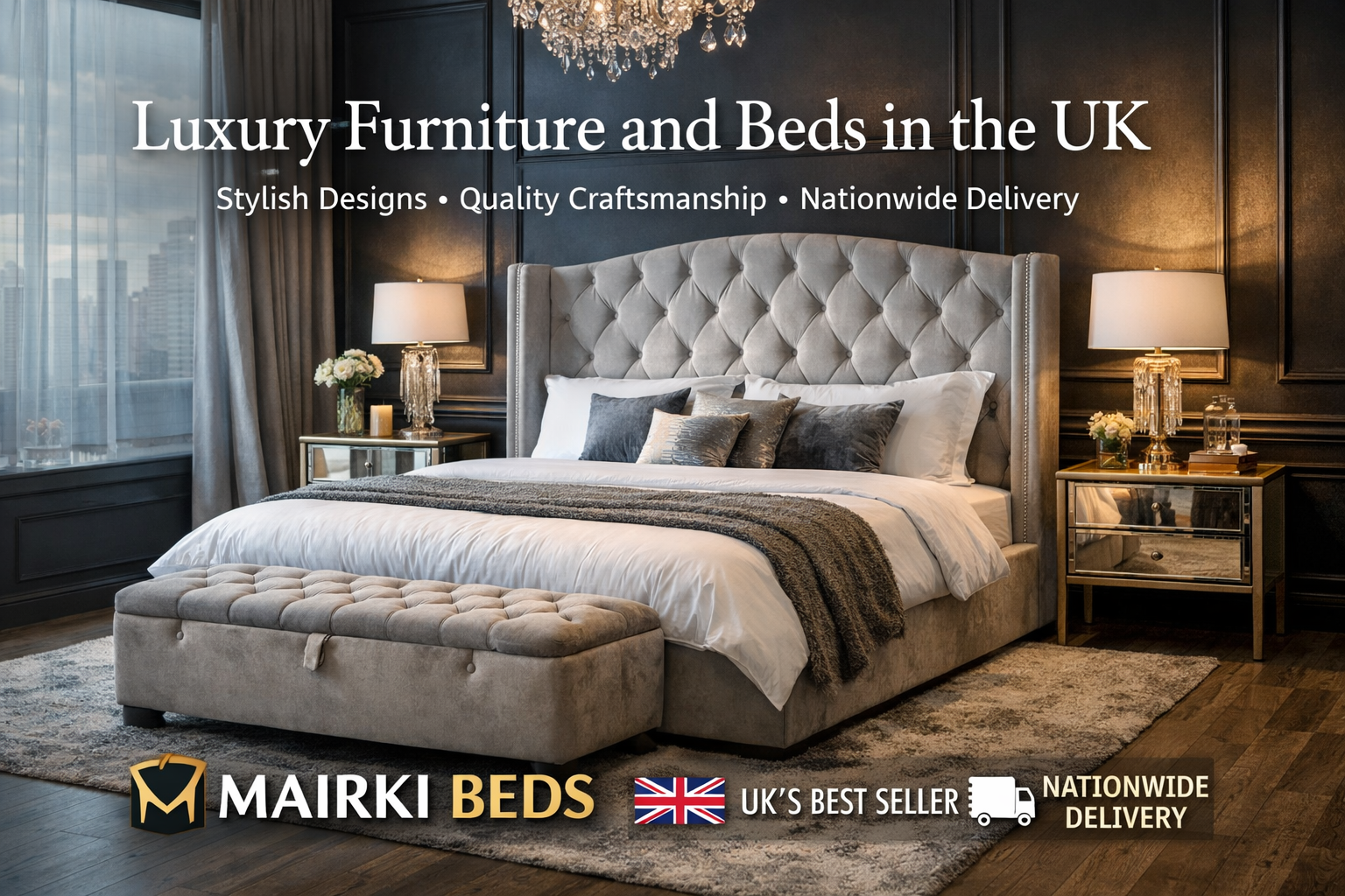 Luxury Furniture and Beds in the UK – Premium Designs with Nationwide Delivery | Mairki Beds