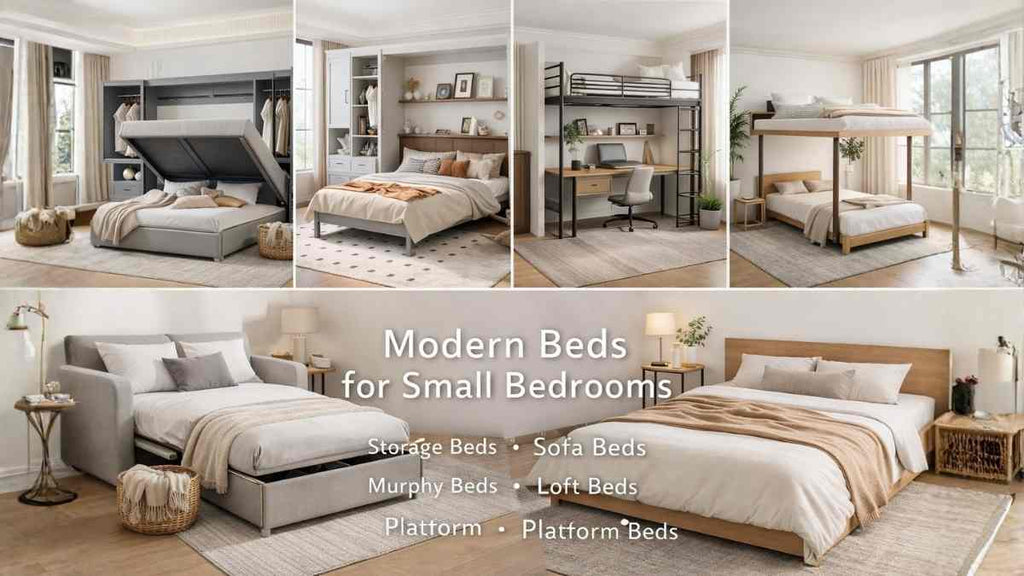 Modern Beds for Small Bedrooms | Style & Comfort
