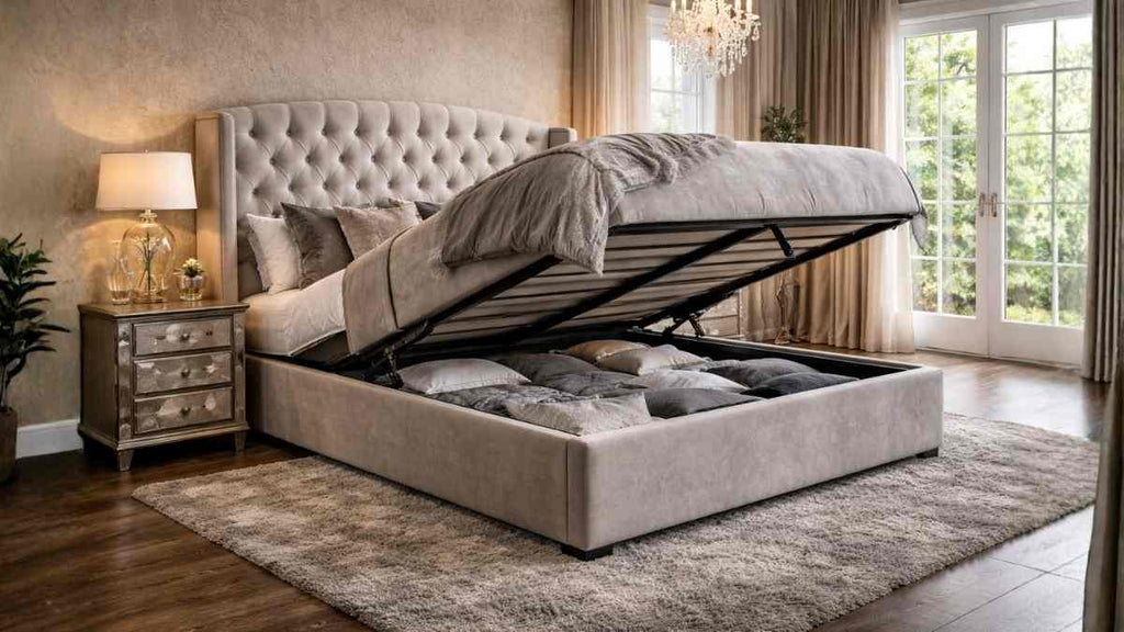 Ottoman Storage Beds UK : Smart Storage Solutions