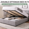 Small Double Ottoman Bed in the UK