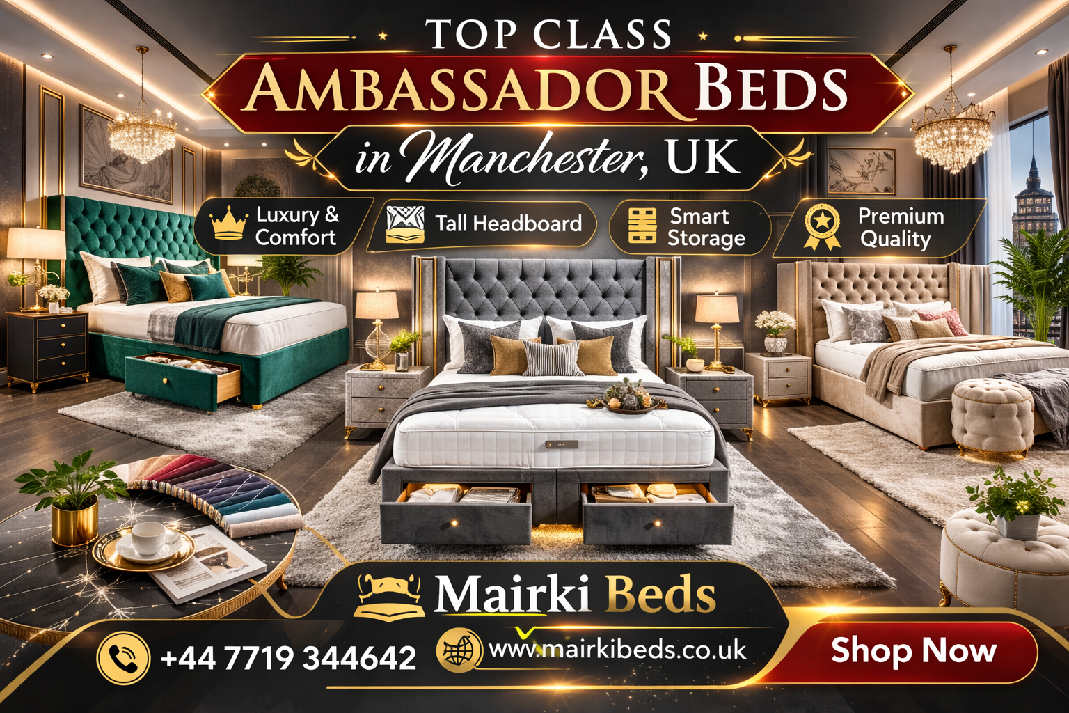 Top Class Ambassador Beds in Manchester UK