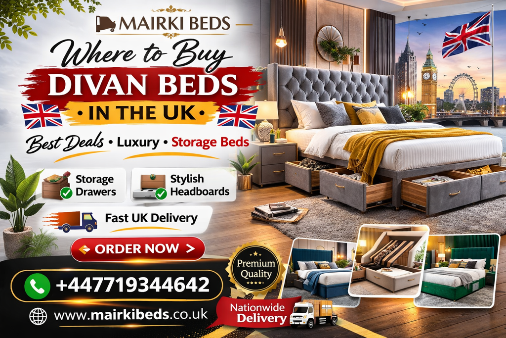 Where to Buy Divan Beds in the UK – Best Deals & Storage Beds | Mairki Beds