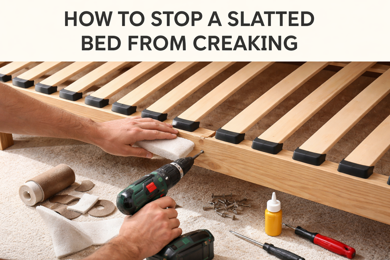 How to Stop a Slatted Bed from Creaking | Easy Fix Guide UK